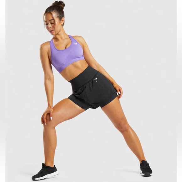 Gymshark We Do Gym Viral Seamless 2.0 2 in 1 Stretchy Layered Running Shorts - Picture 1 of 9
